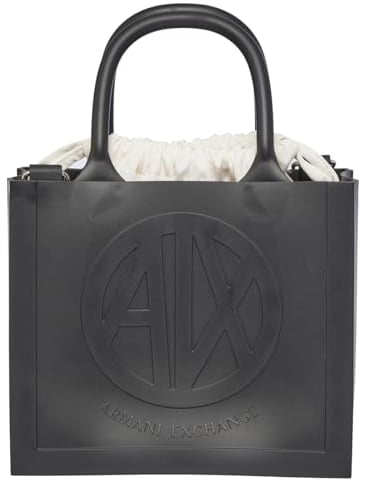 Armani Exchange Women's Bubble Bag Tote S, Black