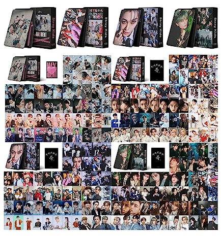 Stray Kids Album Photocards, 220pcs Stray Kids New Album Lomo Cards for Fans Kpop Gifts Merchandise