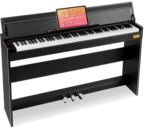 MOSEN 88 Key Fully Weighted Digital Piano Graded Hammer Action Keyboard