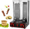 Vertikaler Gasgrill Schawarma Rotisserie Döner Kebab Gyro Grill Türkischer Grill Barbecue,Dual-Control-Heizung, Gleichmäßige Heizung, Automatische Rotation,für Die Küche Zu Hause Im Restaurant