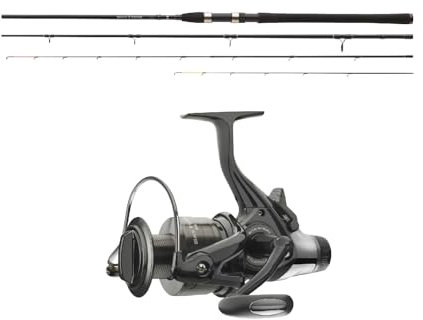 Black Widow Feedercombo [ Medium/Heavy/Extra Heavy ] Feederute + Freilaufrolle (Extra Heavy 3,90m / 150g)