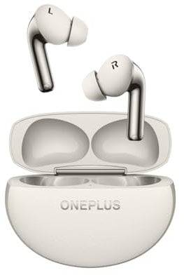 OnePlus Buds Pro 3 Wireless Earbuds, 43H Battery, 50dB Adaptive Noise Canceling, Bluetooth 5.4, LHDC 5.0 Hi-Res Audio, Dual Drivers with Dual DACs, Fast Pair Charging, Lunar Radiance