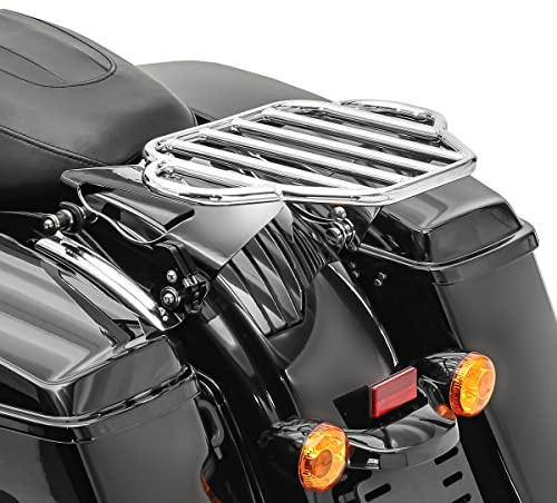 Gepäckträger KI Abnehmbar kompatibel mit Harley Davidson Touring Modelle 09-25 Chrom