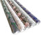 artwelten Home & Style Romantisches Geschenkpapier Blumen 5 x Rolle 2m x 70 cm für Geburtstag Hochzeit oder alle Anlässe in Schwarz Grün Blau mit Blumenmotiven Blättern