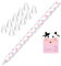 NIUTRENDZ Cow Print iPencil Case for Apple Pencil 2nd Generation Case Cover Silicone Protective Sleeve Skin with 10pcs Apple Pencil Tips Cover (Apple Pencil 2nd Generation, Pink)