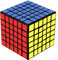 ROXENDA Zauberwürfel Speed Würfel- Einfaches Drehen & Glatt Spiel, Super-haltbarer Aufkleber mit Lebendige Farben (6x6x6)