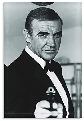 Shenywell Bilder Wohnzimmer Modern Sean Connery-256 Poster 30x40cm Kein Rahmen