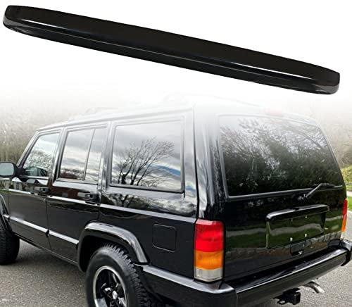 ANTUKO 1PCS Rear License Plate Light Lamp Cover Black Replacement for Cherokee 1997-2001 5FL86ZZZ