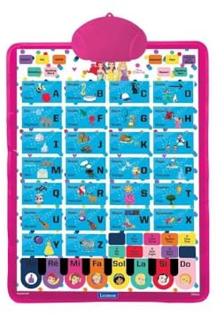 Ein pädagogischer Beitrag, der zweisprachig spricht, fr/en, um das Alphabet, das Wortschatz und die Rechtschreibung mit Disney