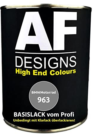 500 ML vernice per moto BMW 963 grigio granito metallizzato opaco pronto a spruzzare
