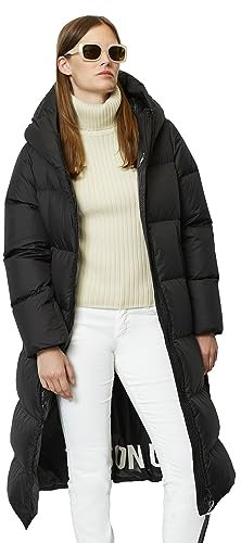 Marc O'Polo Damen 309087471075_990_46 WOVEN COATS, Schwarz, 46 EU