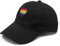 Verstellbare Baseballkappe für Herren und Damen, Baumwolle, Sport-Golfhut, Sonnenhaube mit Pferdeschwanz-Loch, Schwarz #1, Einheitsgr��e