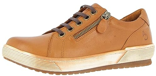 Andrea Conti Damen Schnür Halbschuh Leder Coole Laufsohle Trendfarbe 0066002