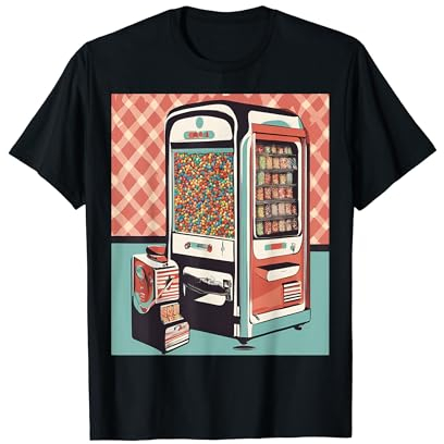 Retro Candy Dispenser Machine Graphic T-Shirt