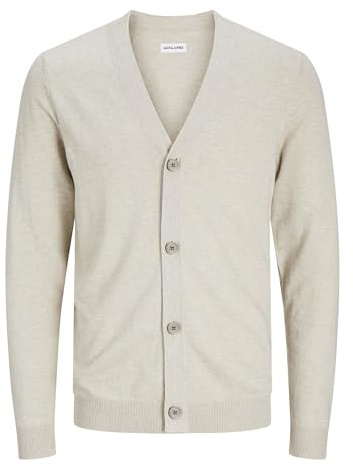 JACK & JONES Male Strickjacke Einfarbig Strickjacke