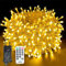 EASTERNSTAR Cadena de Luces, 55M 500 LED Árbol de Navidad Luces de Hadas Exterior 8 Modos Impermeable Guirnarldas Luces Decorativas Interior para Navidad Fiestas Jardín, Blanco Cálido