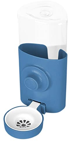 Qurygin 600ml Dispensador De Agua Automático De Conejo - Colgante para Mascotas Dispensador, Bebedero para Jaula, Comederos De Agua para Conejos, Chinchilla, Cobaya 8,6x15x20cm