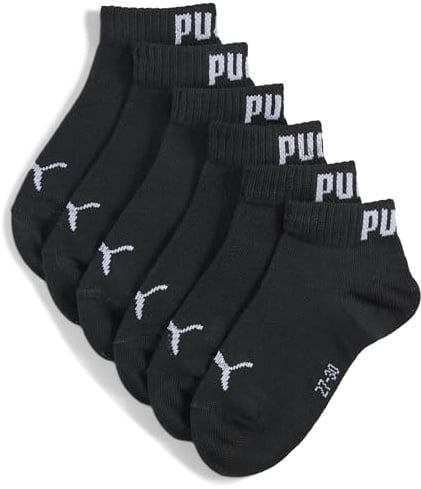 PUMA Quarter 3p Calzini Unisex - Bambini e ragazzi (Pacco da 3)