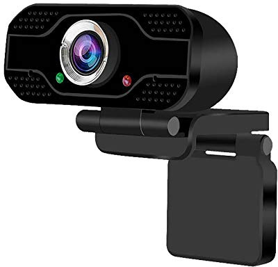 Webcam Ordenador Sobremesa Cámara PC Micrófono 1080P Laptop con computadora USB2.0 Webcam GF-X1 Webcam Brazo Webcam (Black, One Size)