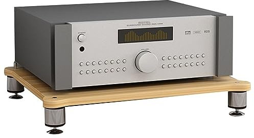 Pieds Meuble Audio 1 Couche Support Tourne Disque Roxel Noir Micro Et Radio Dab