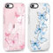 Foonary 2 Pack Clear Print Phone Case for iPhone 8/SE 2022/7/SE 2020 4.7,Slim Soft Silicone with Butterfly Design Aesthetics Transparent Pattern Cases,Shockproof Bumper Protector Cover for iPhone 7