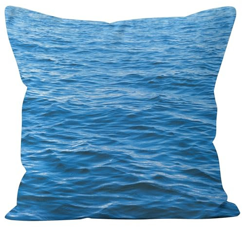 CEVAN Leinen Kissenbezüge XXL Kissenbezug XXL Couch Natürliche Landschaft Kissenbezüge Uni Kissenhülle Outdoor Kissenbezüge Sofa Dekor 50x50cm,1Pcs