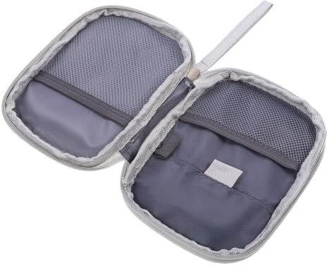 SOLUSTRE Mini Tragbare Tasche Medizin Tasche Reise Erste Hilfe Kit Wiederverwendbare Medizin Organizer Reise Pille Container