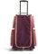 HABA Kinder-Schranktrolley Aubergine – Nachhaltiger Kinder-Koffer aus recyceltem Polyester, 3 herausnehmbaren Böden und 4 Außentaschen – Ab 5 Jahren – 1442790001