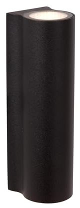 LUCIDE AKRA - Wandleuchte Innen/Außen - LED - 2x6,5W 2700K - IP54 - Schwarz