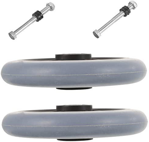 Ipetboom 2 Stück Rollstuhl-lenkrollen Vorderrad-ersatz Für Rollstühle Kleiner Durchmesser Rollstuhl-vorderräder 5 Zoll Pvc-metall Glatt Und Leise