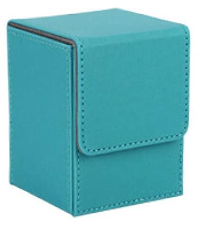 Richeyty Karten Etui Deck Box Karten mit HüLlen Deck Spiel Box für Yugioh Binder: 100+, Blau