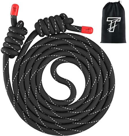 Flow Rope Übungsspringseil, 2,7 m, 0,5 kg, Workout-Springseil, Seilflussseil, Flow-Seil für Männer, Frauen, Anfänger - Indoor & Outdoor