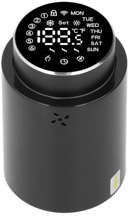 YWBL-WH Smart Thermostatic Radiator Valve Efficient Energy-saving Digital Temperature Control Valve for Home, Easy Installation for Family Use