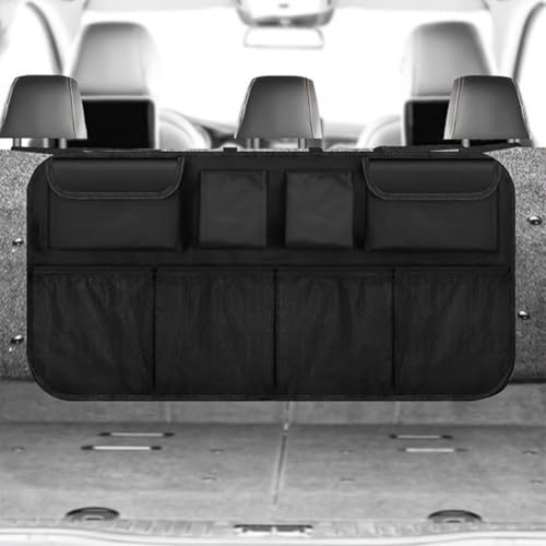 SDFSDEPIE Kofferraumtasche für VW Golf 5 GTI Mk5 R32, Auto Kofferraum Organizer Aufbewahrungstasche Hängende Faltbar Werkzeugtasche Auto Zubehör