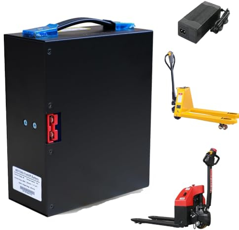 JCXYL EV Batterie pour transpalette électrique 48 V 10 Ah 15 Ah 20 Ah 30 Ah ; Batterie au Lithium pour Chariot élévateur électrique 48 V 10 Ah,48v 10ah