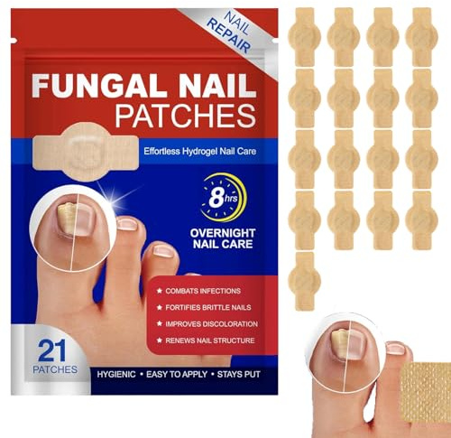 21 Stück Pilz Nagel Patches Nagelpilzpflaster,Nagelpilz Pflaster