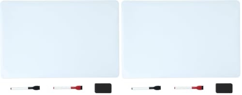 Amazon Basics Magnet-Whiteboard für Kühlschrank, trocken abwischbar, mit 2 Stiften und 1 Radiergummi, flexibler Planer, Notiztafel oder Anschlagtafel für Zuhause, Küche, Büro und Schule, 33cm x 50cm