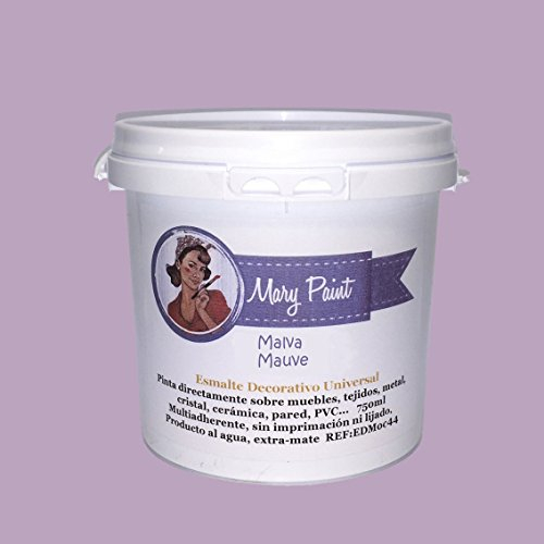 Mary Paint | Pintura para muebles efecto Chalk Paint, Malva- 750ml