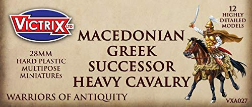 Victrix - Macedonian Greek Successor Heavy Cavalry - 12 Figures - 28mm Plastic Miniatures - Warriors of Antiquity