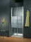 Schulte porte de douche battante 80 x 192 cm en niche, aspect chromé, 2 battants, verre de sécurité 5 mm décor dépoli light, plage de réglage 77.0-80.6, largeur d'accès 66.4 cm