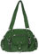 Christian Wippermann - Hochwertige Umhängetasche Damen Stoff Canvas 32x20x10cm - Verstellbarer Riemen 75-145cm - Viele Fächer mit Reißverschluss - Perfekte Canvas Tasche für Arbeit & Freizeit Grün