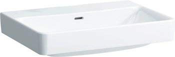 LAUFEN PRO S Waschtisch, 3 Hahnlöcher, mit Überlauf, 650x465mm, H8109644001081, Farbe: Weiß mit LCC