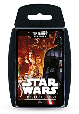 Top Trumps Star Wars Episoden 4–6 Specials Kartenspiel, Spielen mit Luke Skywalker, Darth Vader, Emperor Palpatine und Obi-Wan Kenobi, pädagogisch für 2 Spieler und ein tolles Geschenk für Kinder ab 6