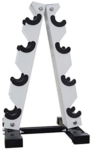 heresell Dumbbell Rack Dumbbell Stand Compact 4 Tiers A-Frame Dumbbell Holder Steel Dumbbell Rack Weight Tree Weight Stand Barbell Storage Rack for Home Gymnastics Sports Exercise Accessories