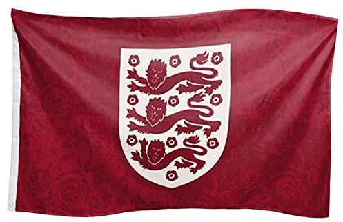England Official 3 Lions EUROS Football Giant Flag (5ft x 3ft) for Pubs & Houses