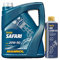 5l, MANNOL 7404 Safari 20W-50 API SN/CH-4 + Oil Leak-Stop Öl Verlust Zusatz 250ml