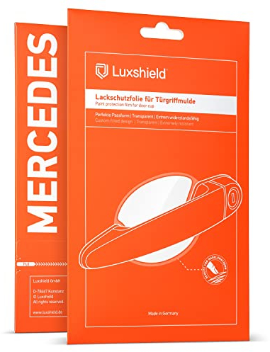 Luxshield Film de Protection pour Poignée de Porte Voiture pour Mercedes Benz Classe V W447 I 2014-2025 - Anti-rayures, Protecteurs peinture - Transparent Brillant Autocollant