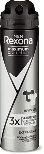 3 x Rexona Men Maximum Protection Anti Transpirant Spray Invisible extra stark
