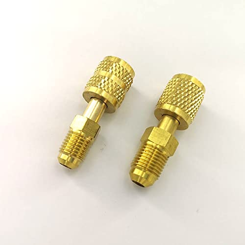 STÜCKE Adapter M 5/16 XF 1/4 SAE Klimaanlage Schnellkupplungen R32 R410a Kältemittel Klimaanlage Füllung