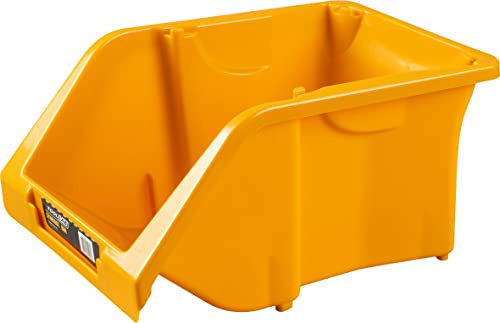 Stackable Polypropylene Storage Bin. Plastic Open Fronted Easy Pick Tool Storage Box, Trays. (150 x 245 x 125mm)